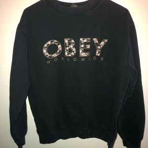 Size medium OBEY worldwide brand sweatshirt. Made in Pakistan